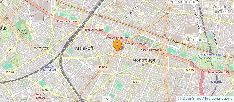 localisation de l'entreprise MONSIEUR FREDERIC ZADI à MALAKOFF