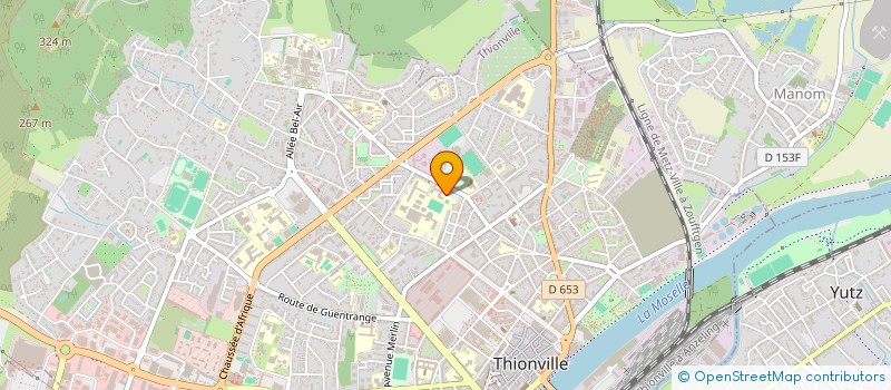 localisation de l'entreprise MONSIEUR FREDERIC ZAGHINI  THIONVILLE