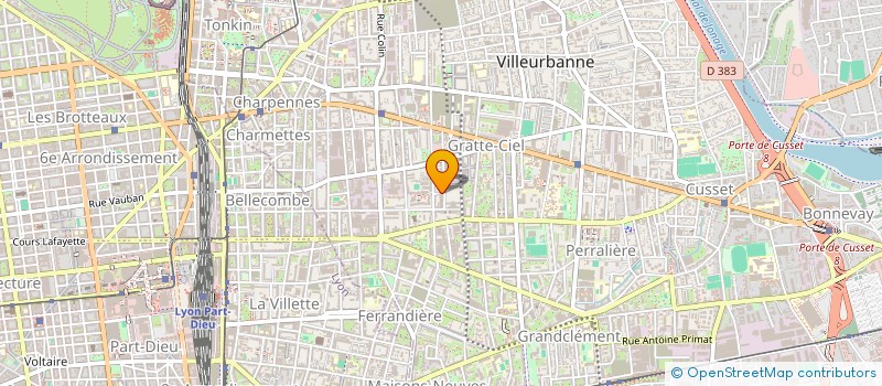 localisation de l'entreprise MONSIEUR FREDERIC ZALI  VILLEURBANNE