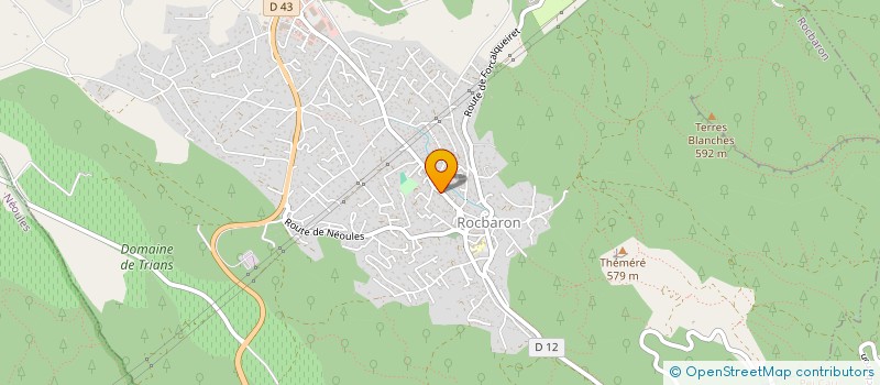 localisation de l'entreprise MONSIEUR FREDERIC ZARAGOZA  ROCBARON