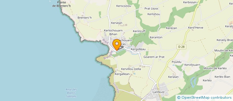 localisation de l'entreprise MONSIEUR FREDERIC ZARAGOZA  PLOUMOGUER