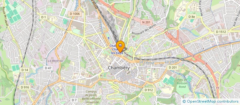 localisation de l'entreprise MONSIEUR FREDERIC ZECCHINI à CHAMBERY