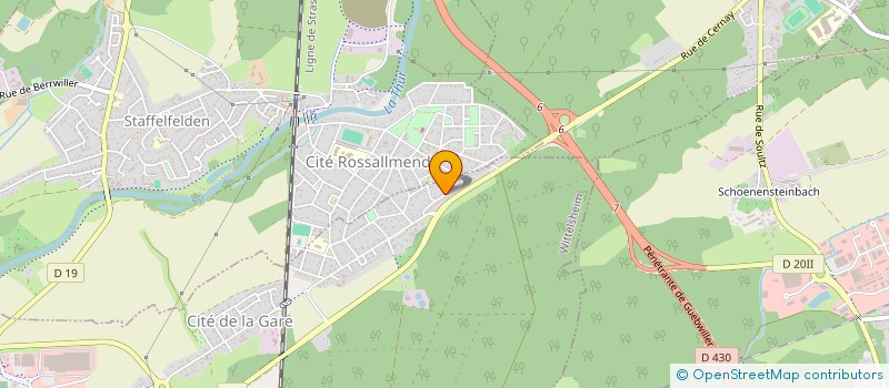 localisation de l'entreprise MONSIEUR FREDERIC ZECH  WITTELSHEIM