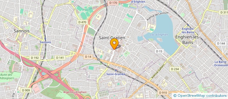 localisation de l'entreprise MONSIEUR FREDERIC ZHOU à SAINT-GRATIEN