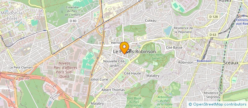 localisation de l'entreprise MONSIEUR FREDERIC ZIMMERMANN  LE PLESSIS-ROBINSON