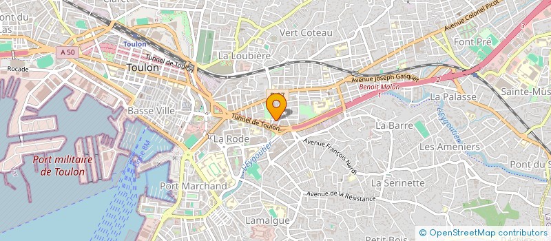 localisation de l'entreprise MONSIEUR FREDERIC ZOLFANELLI  TOULON