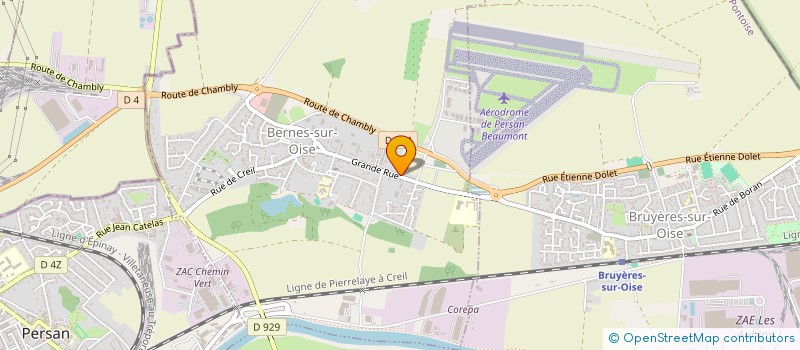 localisation de l'entreprise MONSIEUR FREDERIC ZUBKA  BERNES-SUR-OISE