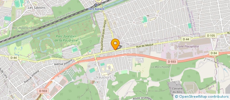 localisation de l'entreprise MONSIEUR FREDERICH NAUCK à VAUJOURS