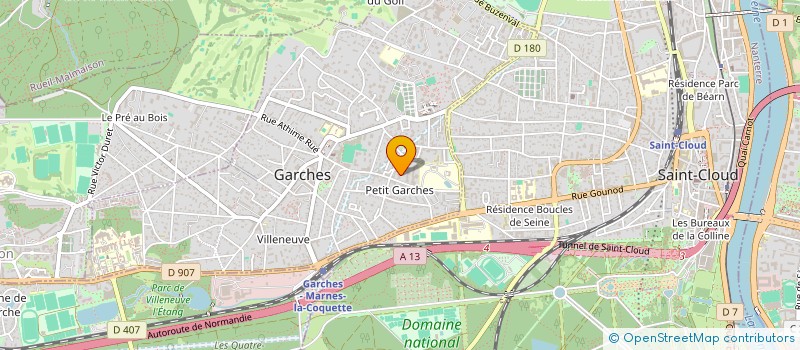 localisation de l'entreprise MONSIEUR FREDERICH NERO à GARCHES