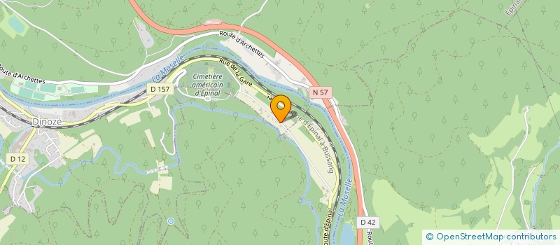 localisation de l'entreprise MONSIEUR FREDERICK ADAM  DINOZE