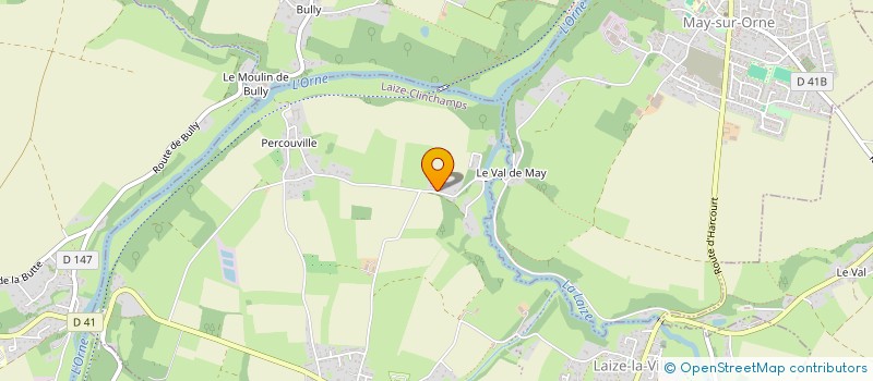 localisation de l'entreprise MONSIEUR FREDERICK BEREL  LAIZE-CLINCHAMPS