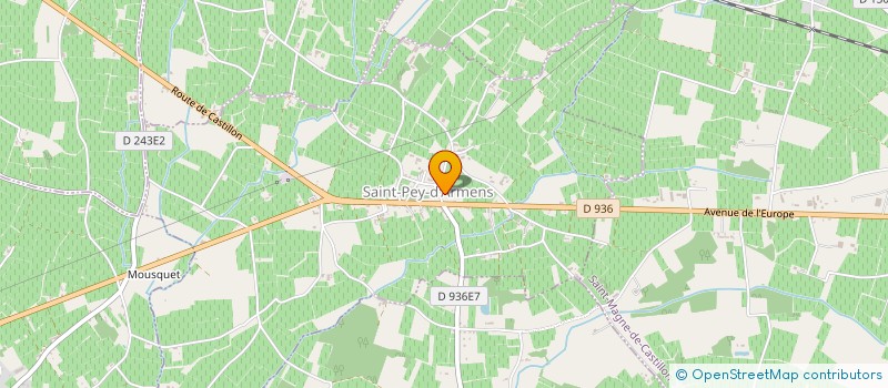 localisation de l'entreprise MONSIEUR FREDERICK BERNARD  SAINT PEY D'ARMENS