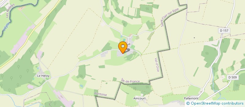 localisation de l'entreprise MONSIEUR FREDERICK CAPRON  SAINT-CLAIR-SUR-EPTE