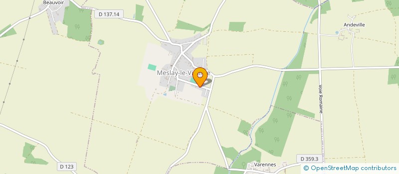 localisation de l'entreprise MONSIEUR FREDERICK CHARTIER à MESLAY-LE-VIDAME