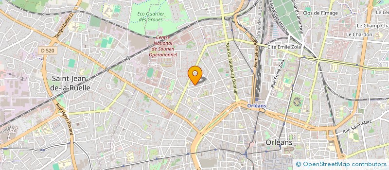 localisation de l'entreprise MONSIEUR FREDERICK CHOTTE à ORLEANS
