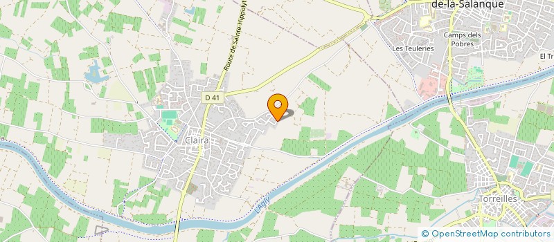 localisation de l'entreprise MONSIEUR FREDERICK DE SA  CLAIRA