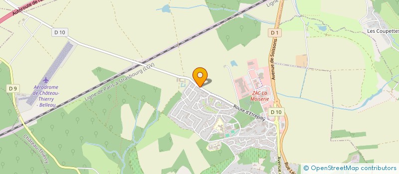 localisation de l'entreprise MONSIEUR FREDERICK DENIS  CHATEAU-THIERRY