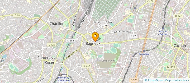 localisation de l'entreprise MONSIEUR FREDERICK DESMYTER à BAGNEUX