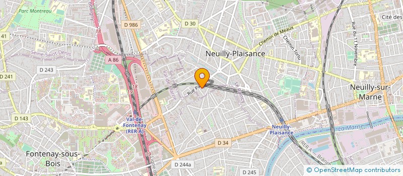 localisation de l'entreprise MONSIEUR FREDERICK DOUILLET  NEUILLY PLAISANCE