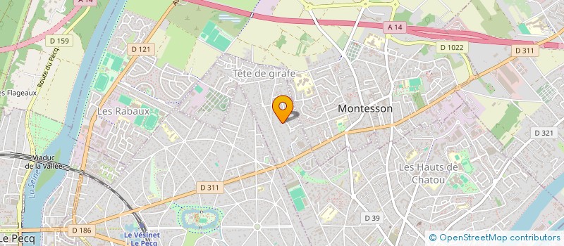 localisation de l'entreprise MONSIEUR FREDERICK DRAPPIER  CHATOU