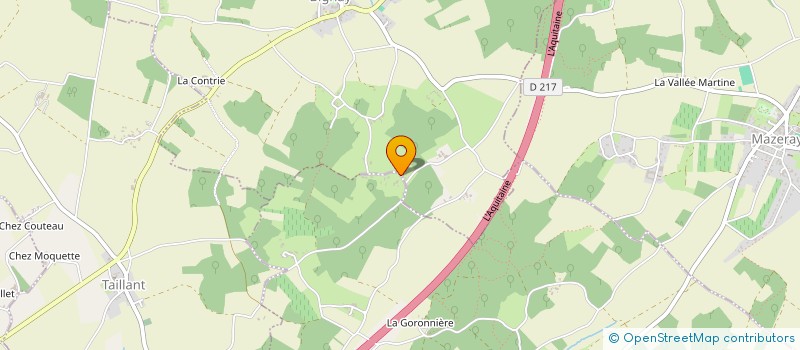 localisation de l'entreprise MONSIEUR FREDERICK DROUIN  FENIOUX