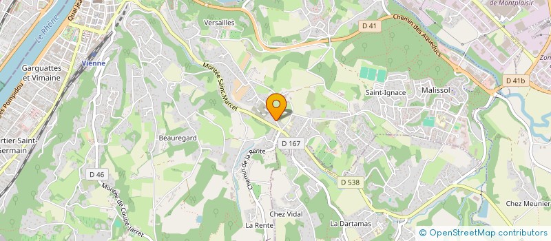 localisation de l'entreprise MONSIEUR FREDERICK DUGAS  JARDIN