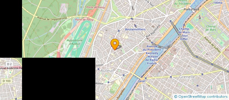 localisation de l'entreprise MONSIEUR FREDERICK FAVRE  PARIS