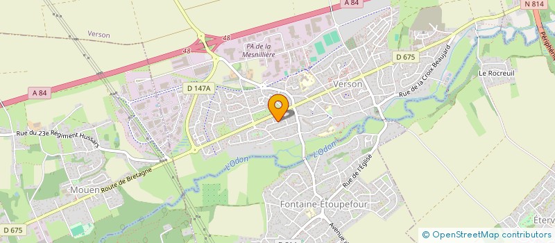 localisation de l'entreprise MONSIEUR FREDERICK-FLORENT POTTIER  VERSON