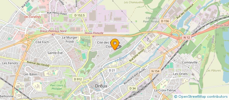 localisation de l'entreprise MONSIEUR FREDERICK GOUTCHTAT à DREUX
