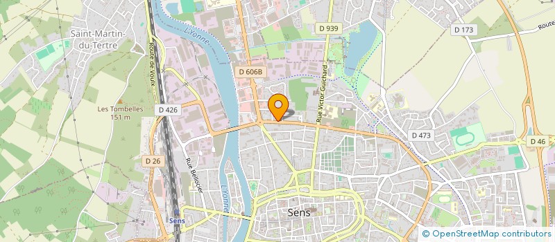 localisation de l'entreprise MONSIEUR FREDERICK GUTH  SENS