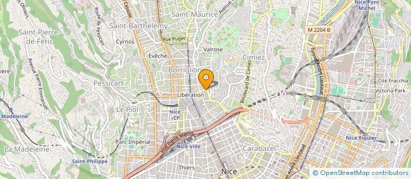 localisation de l'entreprise MONSIEUR FREDERICK HARDOUIN à NICE