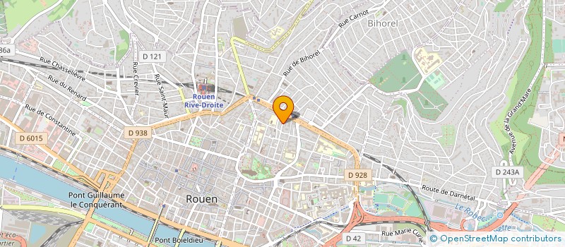 localisation de l'entreprise MONSIEUR FREDERICK HUBIN à ROUEN