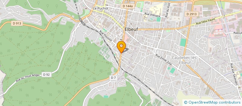 localisation de l'entreprise MONSIEUR FREDERICK KECECARIK à ELBEUF