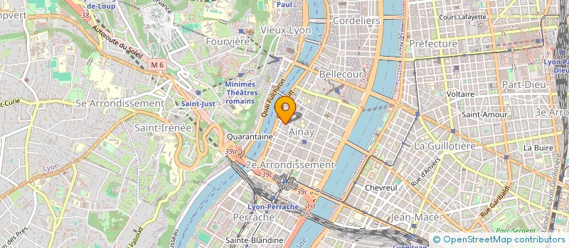 localisation de l'entreprise MONSIEUR FREDERICK LAMBERT  LYON