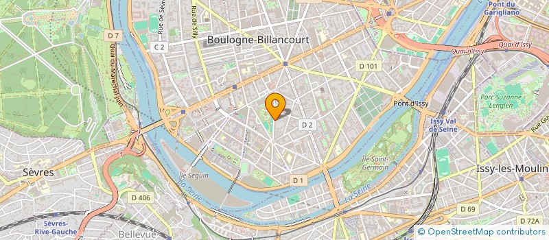 localisation de l'entreprise MONSIEUR FREDERICK LANGERON à BOULOGNE-BILLANCOURT