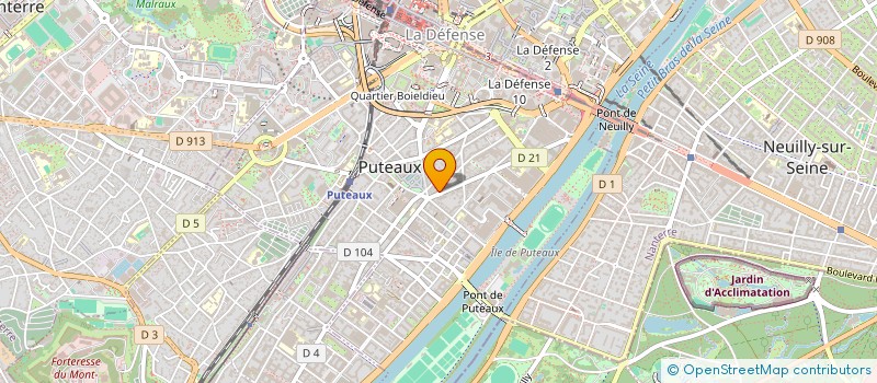 localisation de l'entreprise MONSIEUR FREDERICK LE CORRE  PUTEAUX