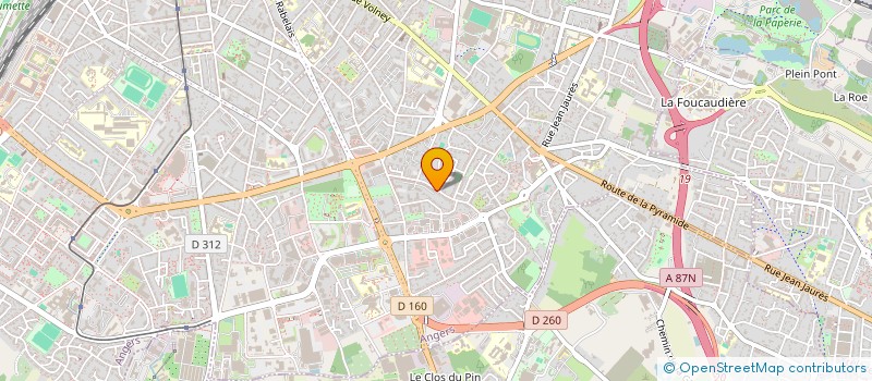 localisation de l'entreprise MONSIEUR FREDERICK LECOMTE à ANGERS