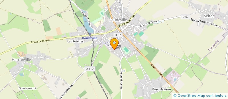 localisation de l'entreprise MONSIEUR FREDERICK LEFEBVRE  DOUDEVILLE