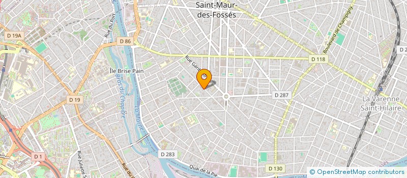 localisation de l'entreprise MONSIEUR FREDERICK LENOIR à SAINT-MAUR-DES-FOSSES