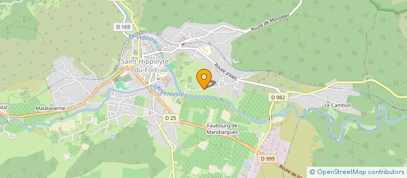 localisation de l'entreprise MONSIEUR FREDERICK LEWIN  SAINT-HIPPOLYTE-DU-FORT