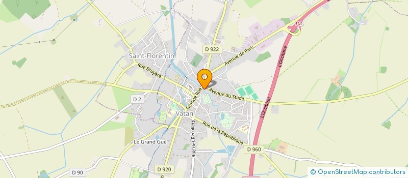localisation de l'entreprise MONSIEUR FREDERICK MACKEL à VATAN