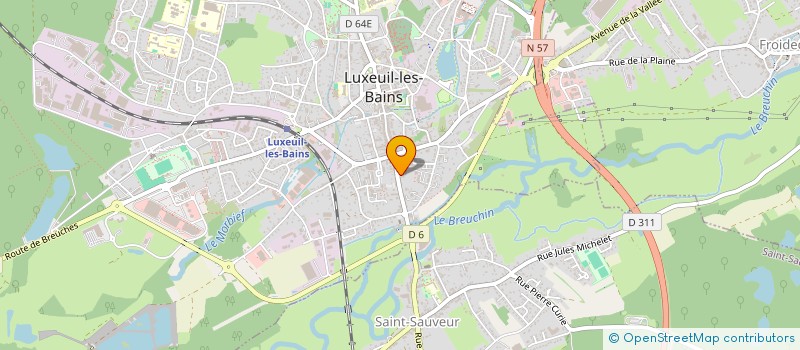 localisation de l'entreprise MONSIEUR FREDERICK MAROSELLI à LUXEUIL-LES-BAINS