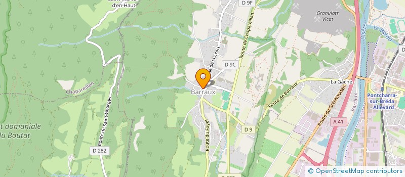 localisation de l'entreprise MONSIEUR FREDERICK MOLLOT  BARRAUX