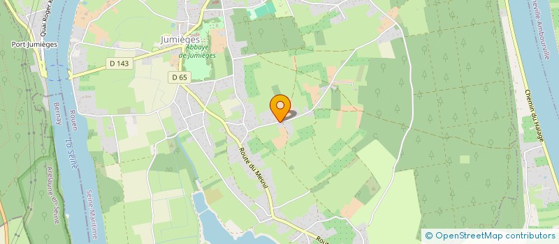 localisation de l'entreprise MONSIEUR FREDERICK PIERRE  JUMIEGES