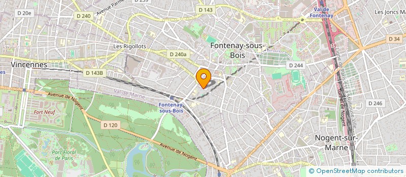 localisation de l'entreprise MONSIEUR FREDERICK PLAT à FONTENAY-SOUS-BOIS