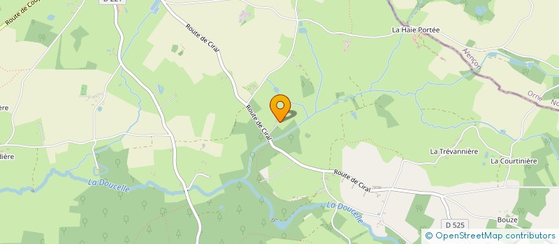 localisation de l'entreprise MONSIEUR FREDERICK RIDEL  LIGNIERES-ORGERES