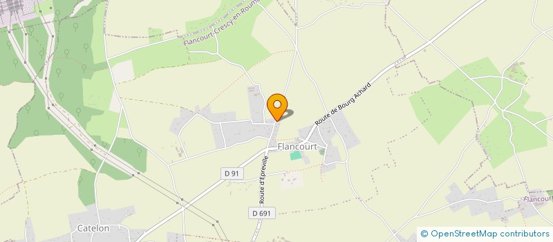 localisation de l'entreprise MONSIEUR FREDERICK ROBERT  FLANCOURT-CRESCY-EN-ROUMOIS