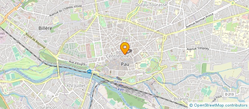 localisation de l'entreprise MONSIEUR FREDERICK ROUX à PAU