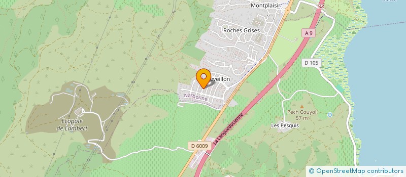 localisation de l'entreprise MONSIEUR FREDERICK RUIZ  SALLELES-D'AUDE