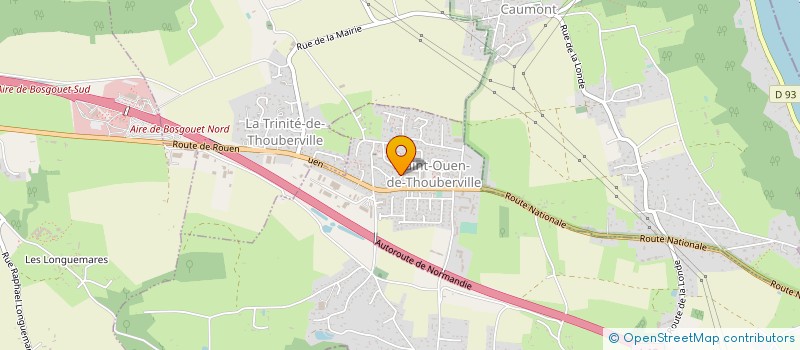 localisation de l'entreprise MONSIEUR FREDERICK SALAUN  SAINT-OUEN-DE-THOUBERVILLE